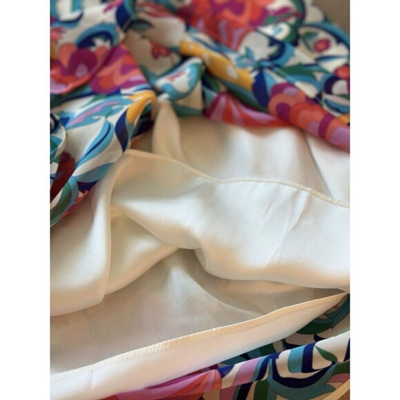 Trina Turk Women's XS Arias Dress in Color Parchment Multi - Picture 6 of 9